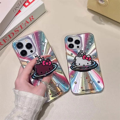 Hello Kitty Stand Phone Case For iPhone