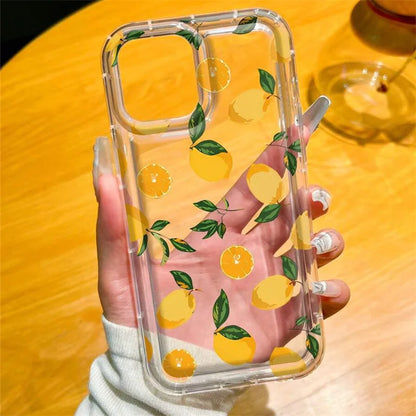 Summer Fresh Fruit Lemon Print Phone Case