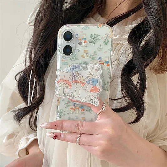 Cute Rabbit Magnetic Phone Case