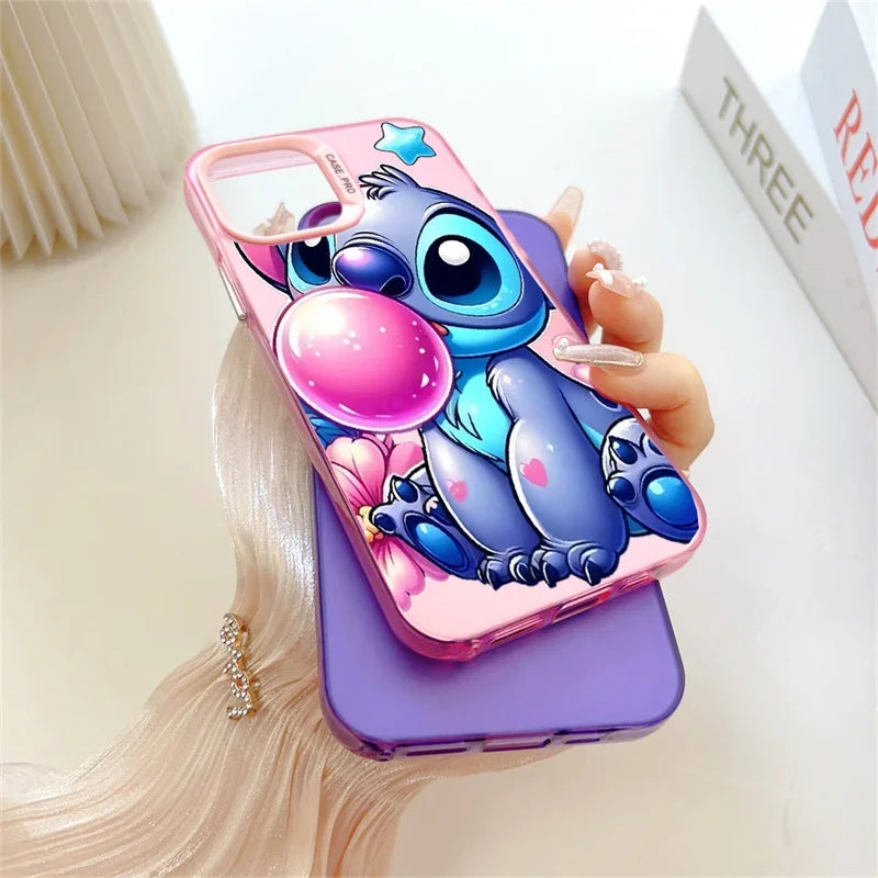 Disney Cute Cartoon Stitch Phone Case For iPhone
