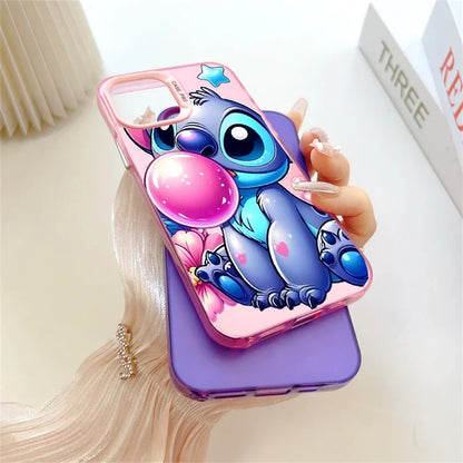 Disney Cute Cartoon Stitch Phone Case For iPhone