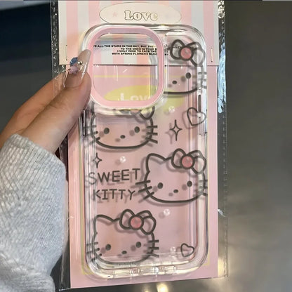 Hello Kitty Face Phone Case For iPhone