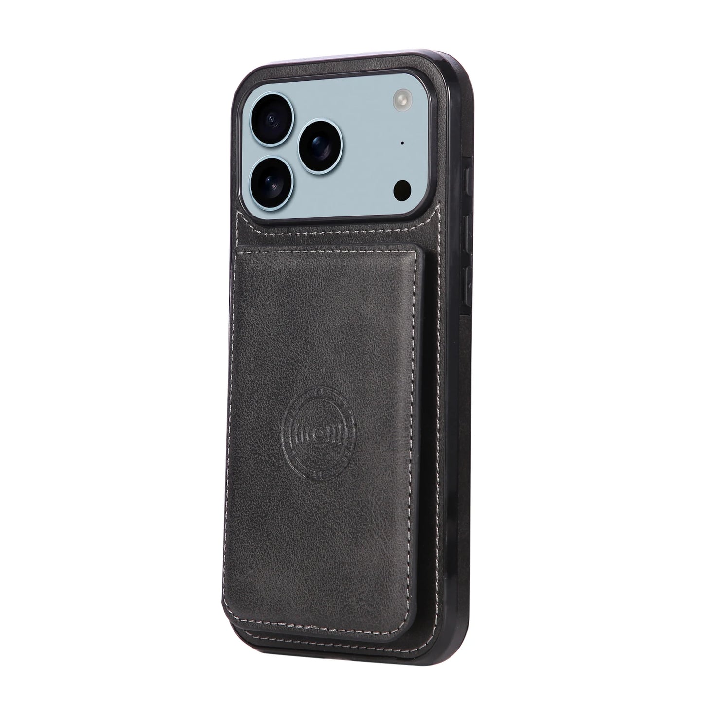 Anti-Theft Magnetic Leather Phone Case For iPhone