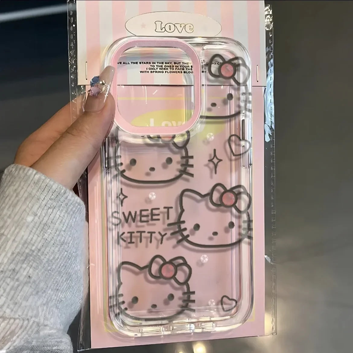 Hello Kitty Face Phone Case For iPhone