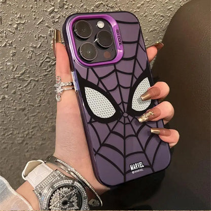 Marvel Spider Man Black White Cool Phone Case For iPhone