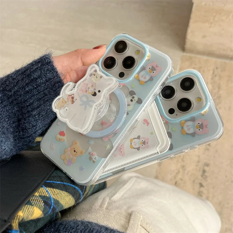 Kawaii Magnetic Stand Phone Case