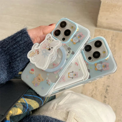 Kawaii Magnetic Stand Phone Case