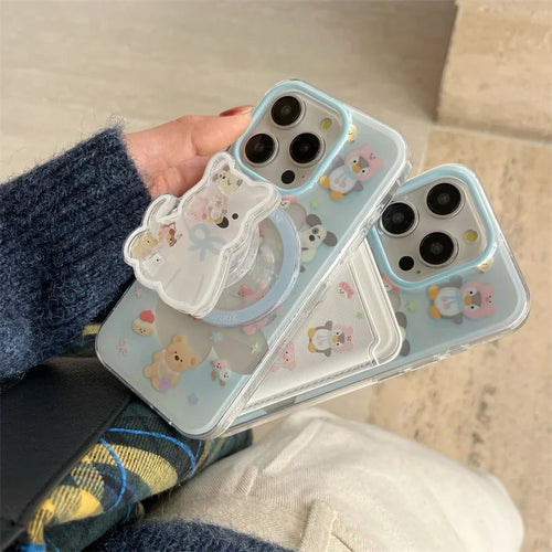 Kawaii Magnetic Stand Phone Case