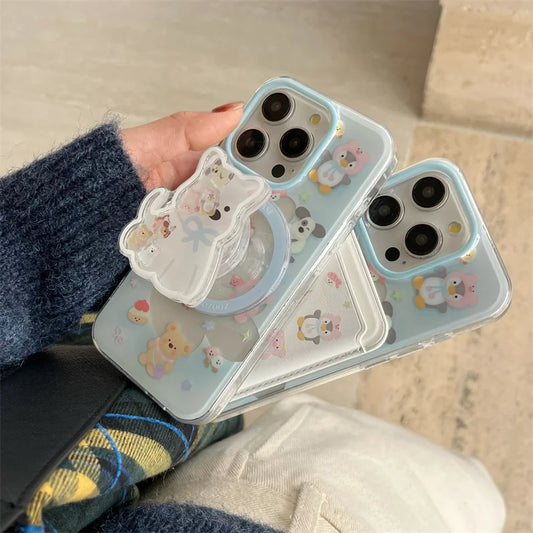 Kawaii Magnetic Stand Phone Case