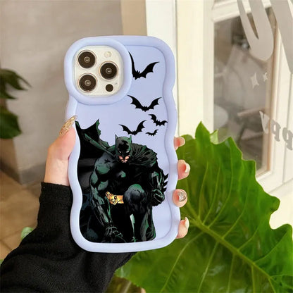 Cool Bats Man Logo Hero Phone Case For iPhone