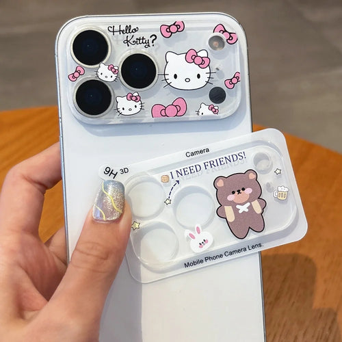 Cute Cartoon Camera Protector Lens Film For iPhone