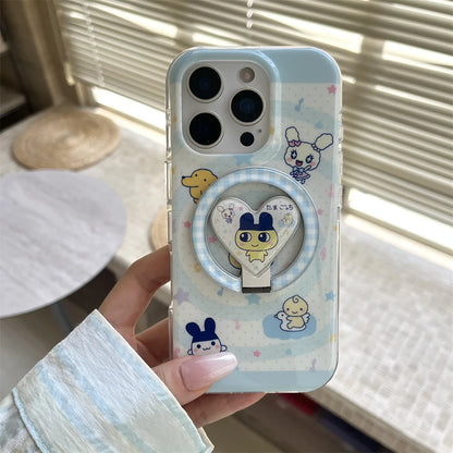 Kawaii Rabbit Magnetic Stand Phone Case