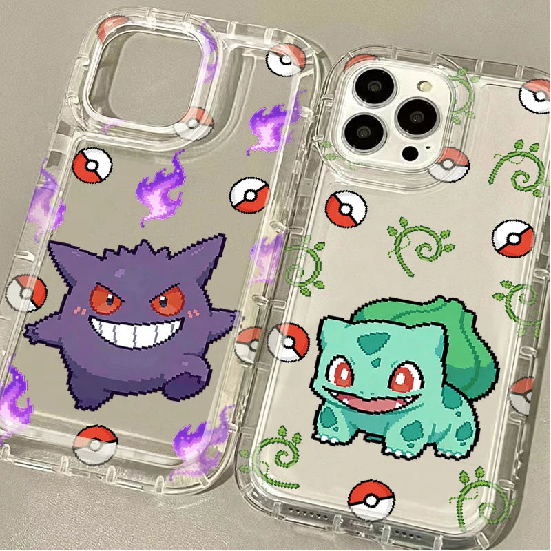 Pokemon Pikachu Gengar Charmander Case  For iPhone