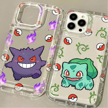 Pokemon Pikachu Gengar Charmander Case  For iPhone