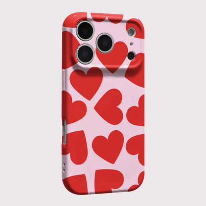 Luxury Clmj Swag Love Heart Phone Case For iPhone