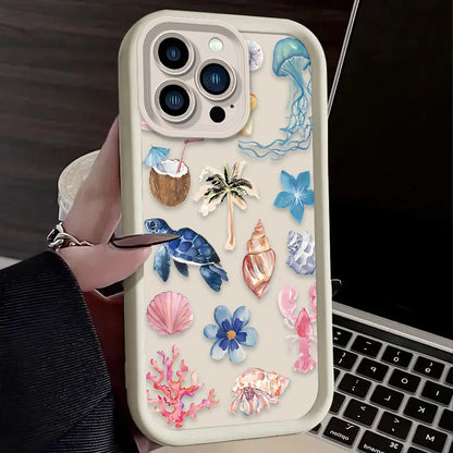 Ocean Starfish Seashell Case For iPhone