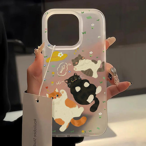 Cute Cat Phone Case For iPhone