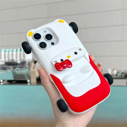 Car Shaped Hello Kitty Cute Phone Case