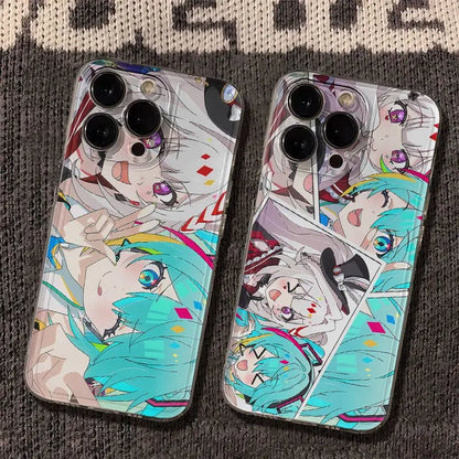 Creative Anime Character Hatsune Miku TPU Mobile Phone Case Suitable For iPhone