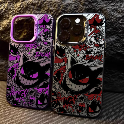 Anime Pokemon Gengar Phone Case For iPhone