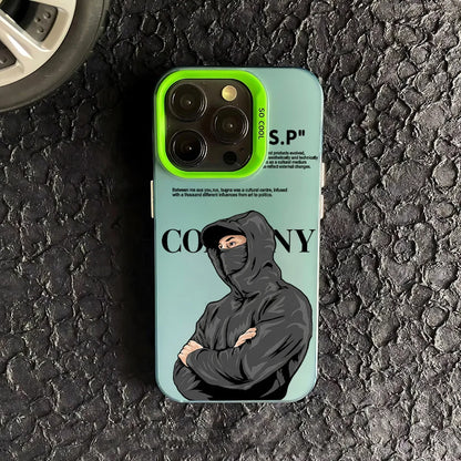 Washable Shockproof CP Puals Frosted Case For iPhone