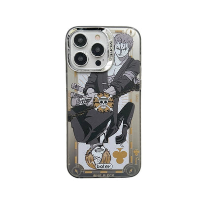 Anime One Piece Ace Sabo Law Sanji Phone Case  For iPhone
