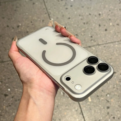 Matte For Magsafe Frameless Hard PC Case  For iPhone