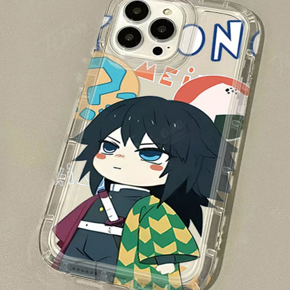 Demon Slayer Anime Clear Phone Case For iPhone