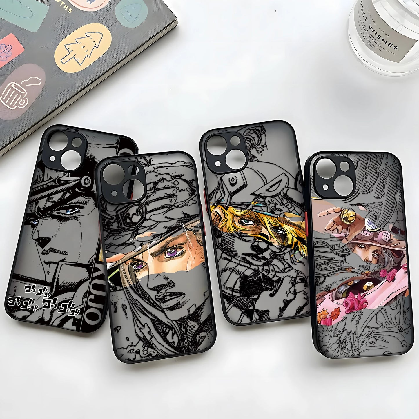 Anime JOJO's Bizarre Adventure Jojo Gyro Zeppeli Phone Case For iPhone