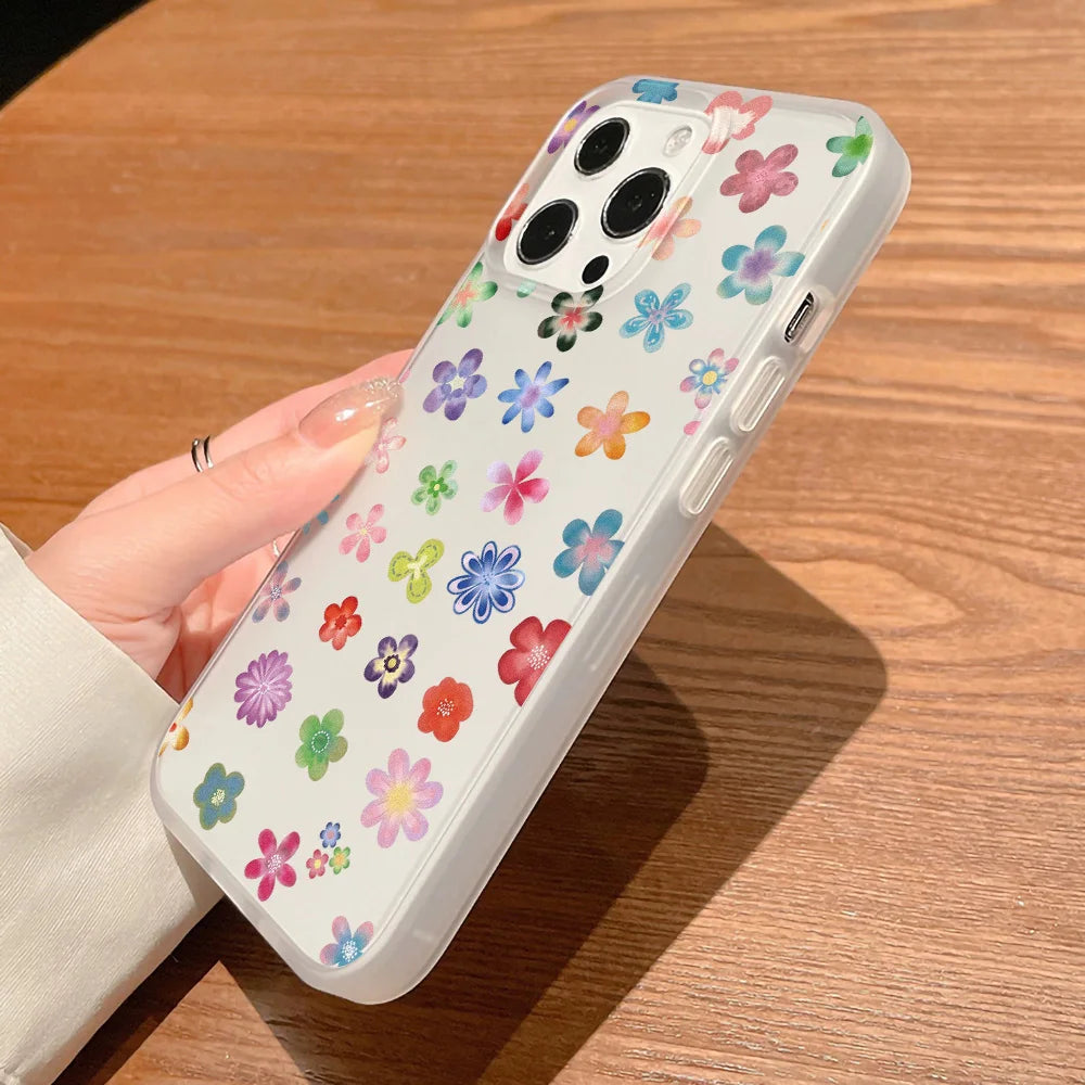 Cute Flower Phone Case For iPhone