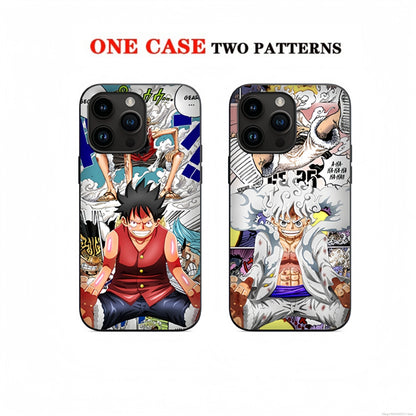 3D illusion One Piece Luffy Nika Phone Case For iPhone