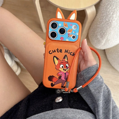 3D Ears Judy Nick iPhone 14 13 Compatible with Phone Case