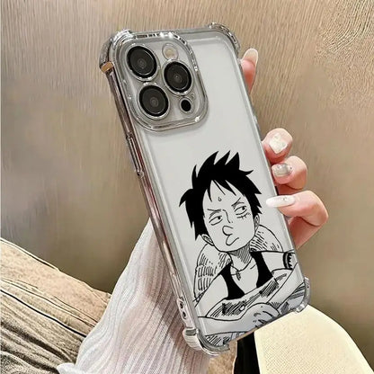 Cartoon One Piece Luffy Case For iPhone
