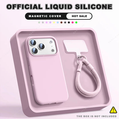 Wrist Strap Magnetic Phone Case For iPhone