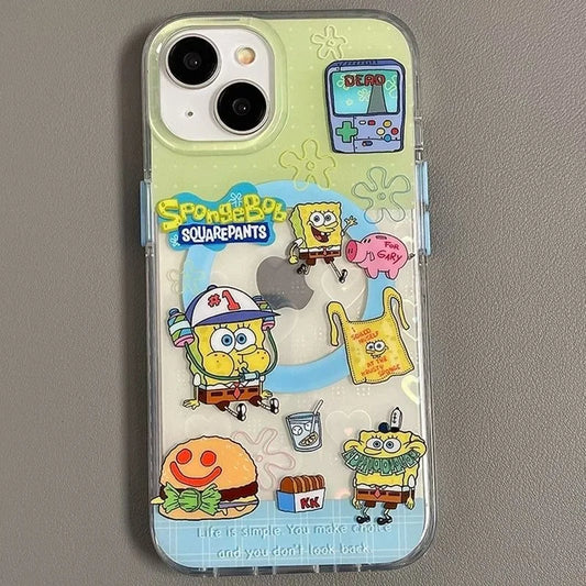 Anime Spongebo Squarepants Mobile Phone Case Available For iPhone