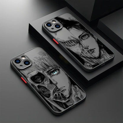 Luxury Attack On Titan Hot Anime Phone Case For iPhone