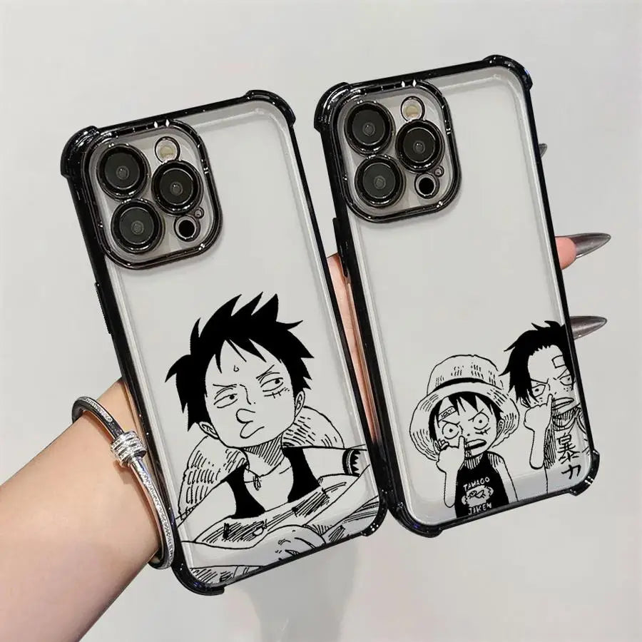 Cartoon One Piece Luffy Case For iPhone