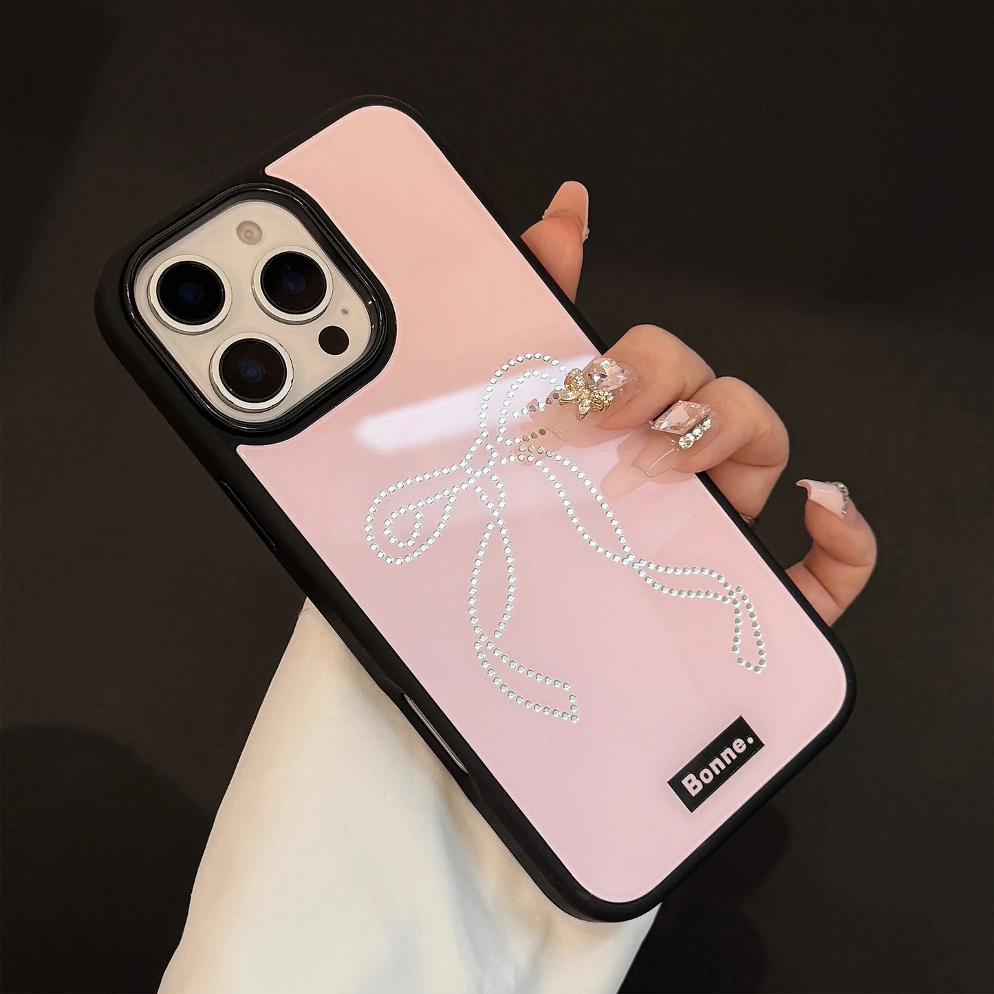Rhinestone Bow Phone Case