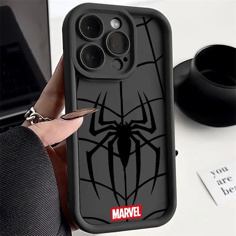 Hot Marvel Spider Man Silicone Soft Phone Case For iPhone