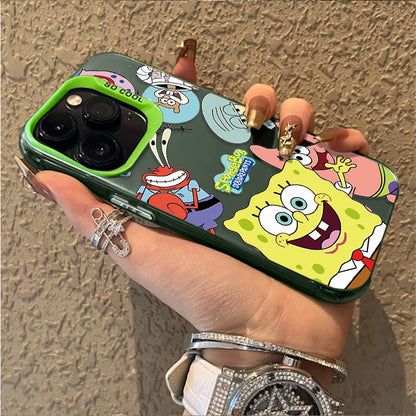 SpongeBob Patrick Star Hard Phone Case For iPhone