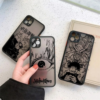 Anime Black Jujutsu Kaisens Phone Case iPhone