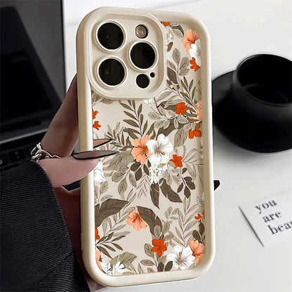 Retro Flower Mobile Phone Case