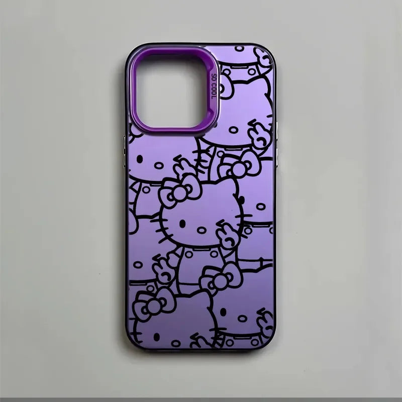 Hello Kitty Line Phone Case For iPhone