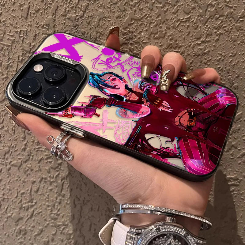 Anime Arcanes Graffiti Jinxs Phone Case For iPhone