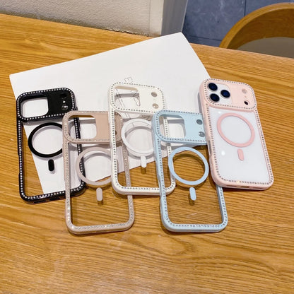 Glitter Rhinestones Laser Diamond Phone Case For iPhone