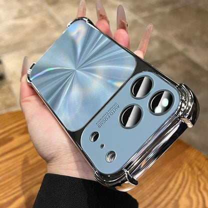 Aurora laser Plating Phone Case For iPhone