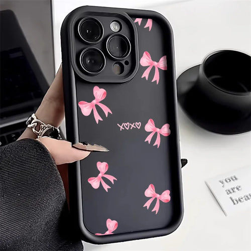 Cute Pink Bowknot Bow Phone Case