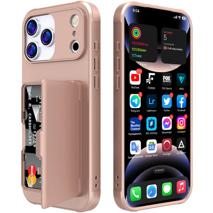 Flip Card Bag Mirror Case For iPhone