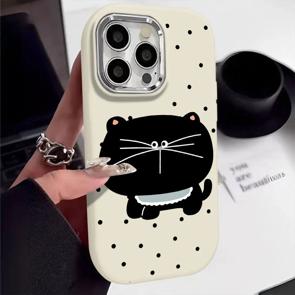 Black Cat Phone Case