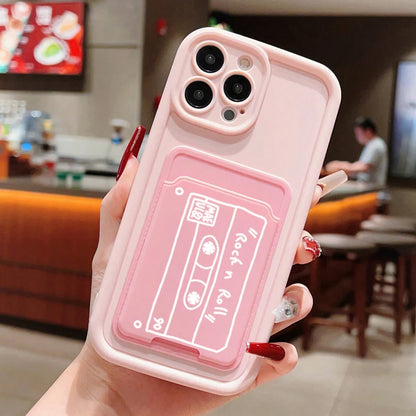 Cute Walkman Silicone Phone Case For iPhone